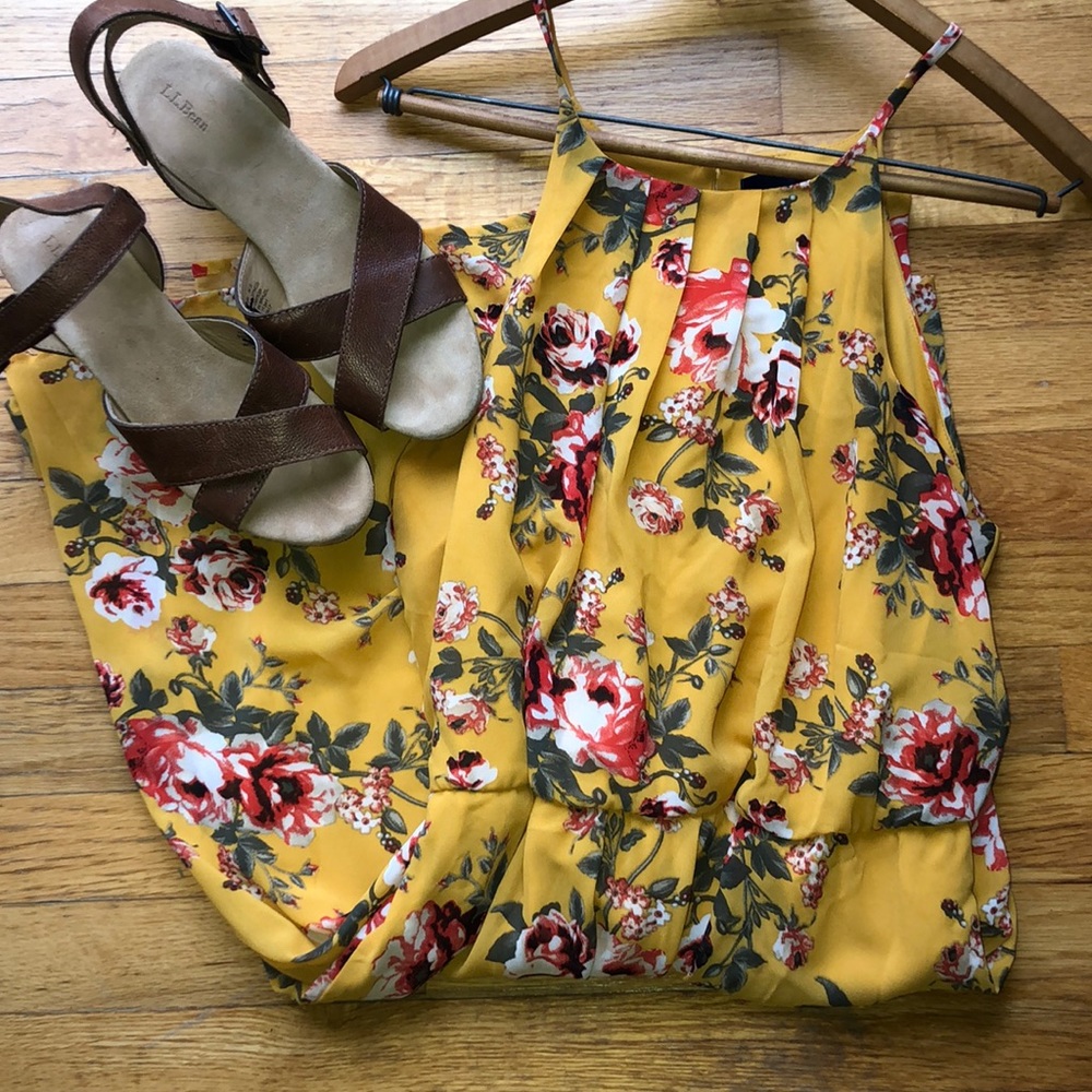 🌹 Floral A-Line dress